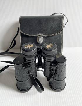 28251 Kmart Vintage Special 7 X 35 Binoculars Field No. With Case Japan