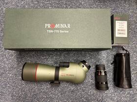 Tsn-773 Kowa Prominar Spotting Scope And 25-60x Te-11z Eyepiece In Box-excellent