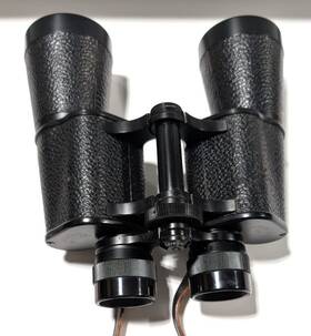 37571 Krombach Wetzlar Vintage Porrolux 10 X 45 Binoculars With Strap And Leather Case