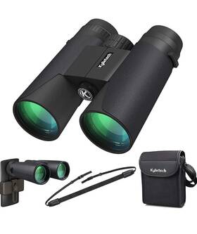 Kylietech 207354649170 12x42 Binoculars With Neck Strap Cell Phone Mount Compact Carry Case