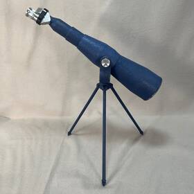 93102 Lafayette Vintage 30 60 Spotting Scope Japanese Optics 60s Blue Metal Body