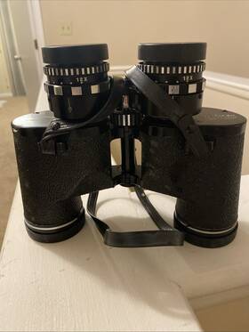 Lafayette-zoom-7x-12x-40 Lafayette 9am-226 Binoculars Field 5.5 At 12x Hard Coated With Case