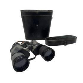 488702 Leica 7 X 50 Marseptit E. Leitz Wetzlar Vintage Binoculars And Hard Leather Case
