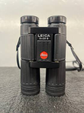 9x25b Leica Binoculars 9 X 25 B Made In Portugal With Case And Original Box
