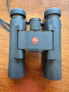Le10x25buc-5 Leica 10x25 Ultravid Br Binocular Black Rubber Exclusive Outdoors Binoculars