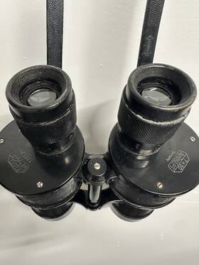 Leitz Wetzlar 137130 Rare Vintage E. Aviosept 7x50 Binoculars Germany Leica Era