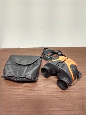 Wyj01 Lets Go Binoculars For Kids Outdoor Toys 3-12 Yr Old Orange 8x21 High Res
