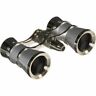 Lsa06fl La Scala Aida Opera Glasses With Red Flashlight Platinum Silver