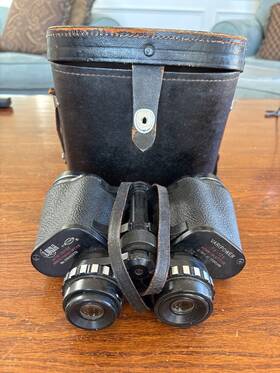 29052048 Luna Optics Vintage By Scope Binoculars 7x-12x Varipower 279 Feet At 1000 Yards With Case