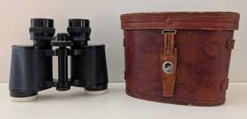 1661270 Lupinus Vtg Triple Tested 6x30 7.5 No. 166170 Field Binoculars With Case