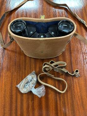 146377 Magna 8x30 Binoculars No. Made In Japan Without Riginal Leather Case 7.5