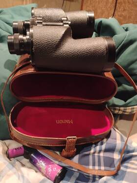 146381 Manon Vintage Binoculars 8x30 Field 7.5 Deluxe Lens