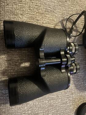 320443 Manon Vintage Shrine Coated Deluxe Lens Binoculars 10x50 288 1000yds With Case