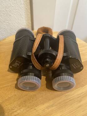 Mark 1 600933 Model 7 X 35 Binoculars Without Riginal Case Field 6.5 Degrees Nice