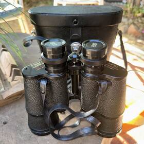 110297 Mayflower 101297 Hard Coated Lightweight Optics Binoculars 7x50 Model No. &case