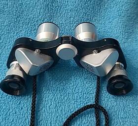 8359 Mayflower Coated Optics Vintage Binoculars 7x18 Field 6.5 Degrees No.8359 And Case