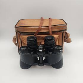 90689 Megaphos Vintage Lightweight 7 35 Binoculars 93 No Made In Japan With Case