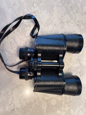 D-33862 Mercury Vintage Binoculars 7x50 - Early Model 1960s Without Riginal Case