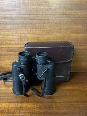 8023168 Minolta Mk Standard Extra Wide 10x50 Binoculars With Case