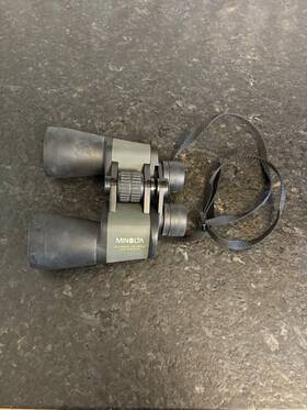 8031845 Minolta Vintage 10 X 50w High Quality Binoculars Wide Angle 6.5