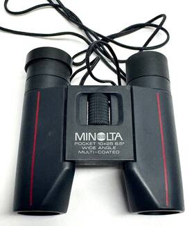 9072865 Minolta Vintage Pocket 10x25 Binoculars 6.5 Degrees Wide Multi-coated
