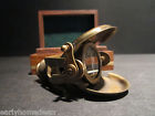 Monocular Style Wood Set Traveling Brass Binoculars Antique Telescope Solid