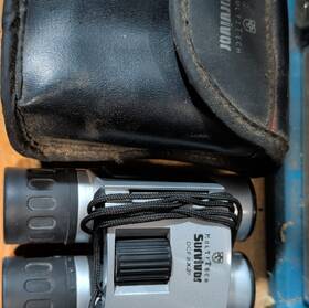 Dcf-8x22 Multitech Survivor Dcf 8x22 Binoculars Black Silver With Case