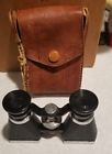 N-a Ofuna Vintage Brand Binoculars With Leather Case Made In Japan