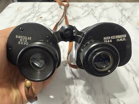 Nash-kelvinator 23283 Nash-kelvinator M13 6x30 Wwii Us Binoculars 1944 With Strap See Description