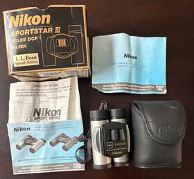 Nikon 018208059287 Sportstar Iii 10x25 Dcf Compact Binoculars With Case Ll Bean Special Ed