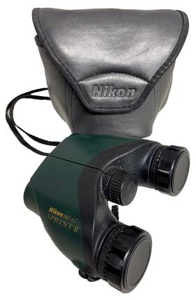 060513 Nikon Sprint Ii 8 X21 6.3 Degree Binoculars W Strap And Case
