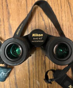 Nikon 096802 Monarch 8x42 Waterproof Binoculars 42mm Objective Black Mpn
