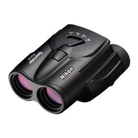 16736b Nikon Sportstar Zoom 8-24x25 Compact Binoculars Black Certified Refurbished