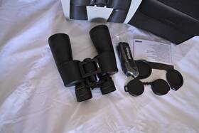 16811 Nikon Action Zoom 10-22x50 Binoculars With Neck Strap Case And Caps