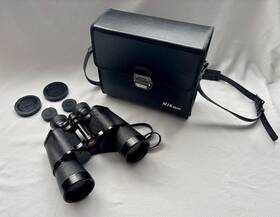 188299 Nikon 7x50 Cf Hp Binoculars Japan 7.3 Wide Angle Porro Prism Vintage Optics