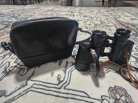 471072 Nikon 7x35 7.3 Binoculars Japan With Black Leather Case Vintage Nice
