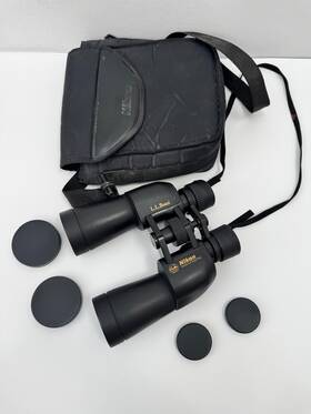 Nikon 5934 10x50 Binoculars L.l. Bean Kestrel With Case And Lens Caps