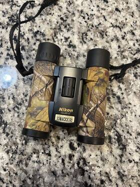 645635 Nikon Binoculars Sportster 10x25 5.0 Realtree Outdoors Camo