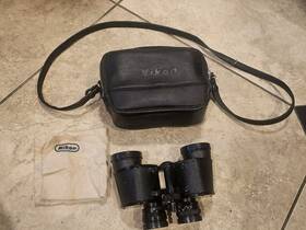717749 Nikon Rare Near Mint With Clothe Vintage Mid-size Binoculars 9x35 7.3 From Japan