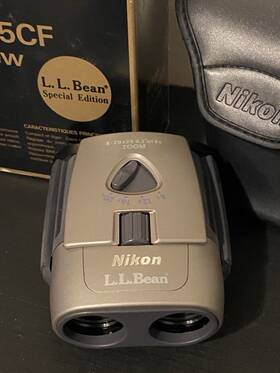 20dcf Nikon 8 Travelite L.l. Bean 8x25 Binoculars Compact Travel Case