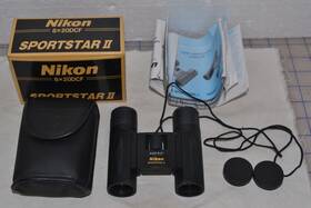 8x20dcf Nikon Near Mint Sportstar Ii Binoculars
