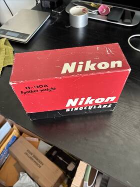 Nikon 8x30a Near Mint Nippon Kogaku Tokyo 8 X 30 8.5 Binoculars Case Box Us Seller