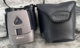 Ab089522 Nikon Compact Binoculars 8-20x Zoom With Case Tested Working