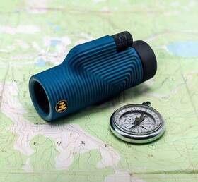 Noc-ztu-gn1 Nocs Provisions 8x32 Zoom Tube Monocular Pre-owned Blue White With Lanyard