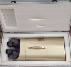 Bt-100-45 Oberwerk Bt100-45 Giant Binocular Telescope 25x100 45 With Hard Case As-is