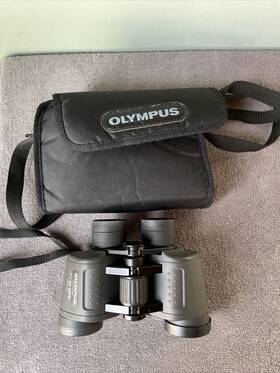 345051 Olympus 7x35 Dps R Field 9.3 Black Binoculars With Case And End Caps
