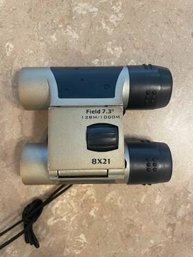 Optisan Optus-8x21 8x21 Gemini X2 Compact Inch Twin Bridge Style Binocular Pocket Size