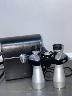 M-1040 Oshman S Vintage Oshmans Binoculars With Case