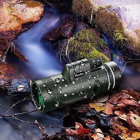 Pankoo 794456137914 40x60 Monocular Telescope High Power Bak4 Prism 10010 - Green