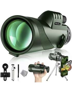 Sns-192-b088d5jnsn Pankoo 40x60 Monocular Telescopes High Power Prism Hd Dual Focus Scope